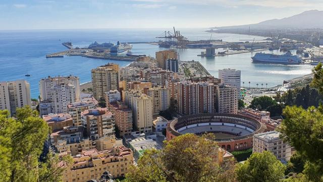Vistas de Málaga.