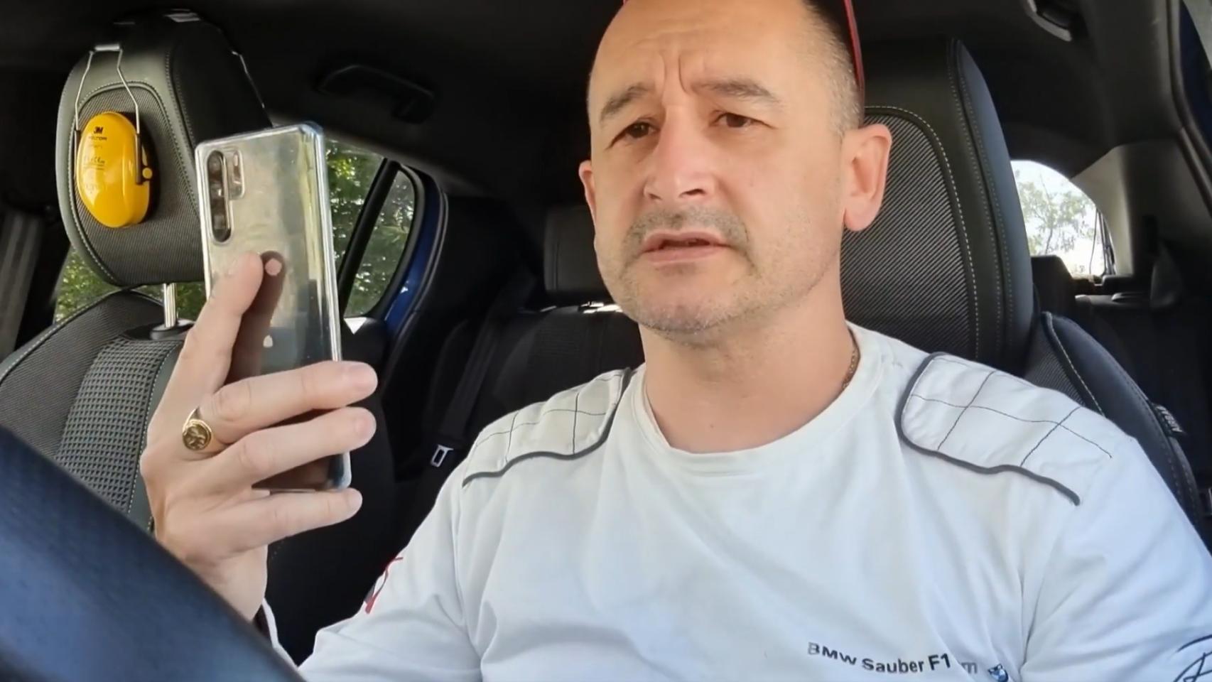 El concelleiro de Seguridad del Concello de Ourense, Telmo Ucha, en una captura del vídeo.
