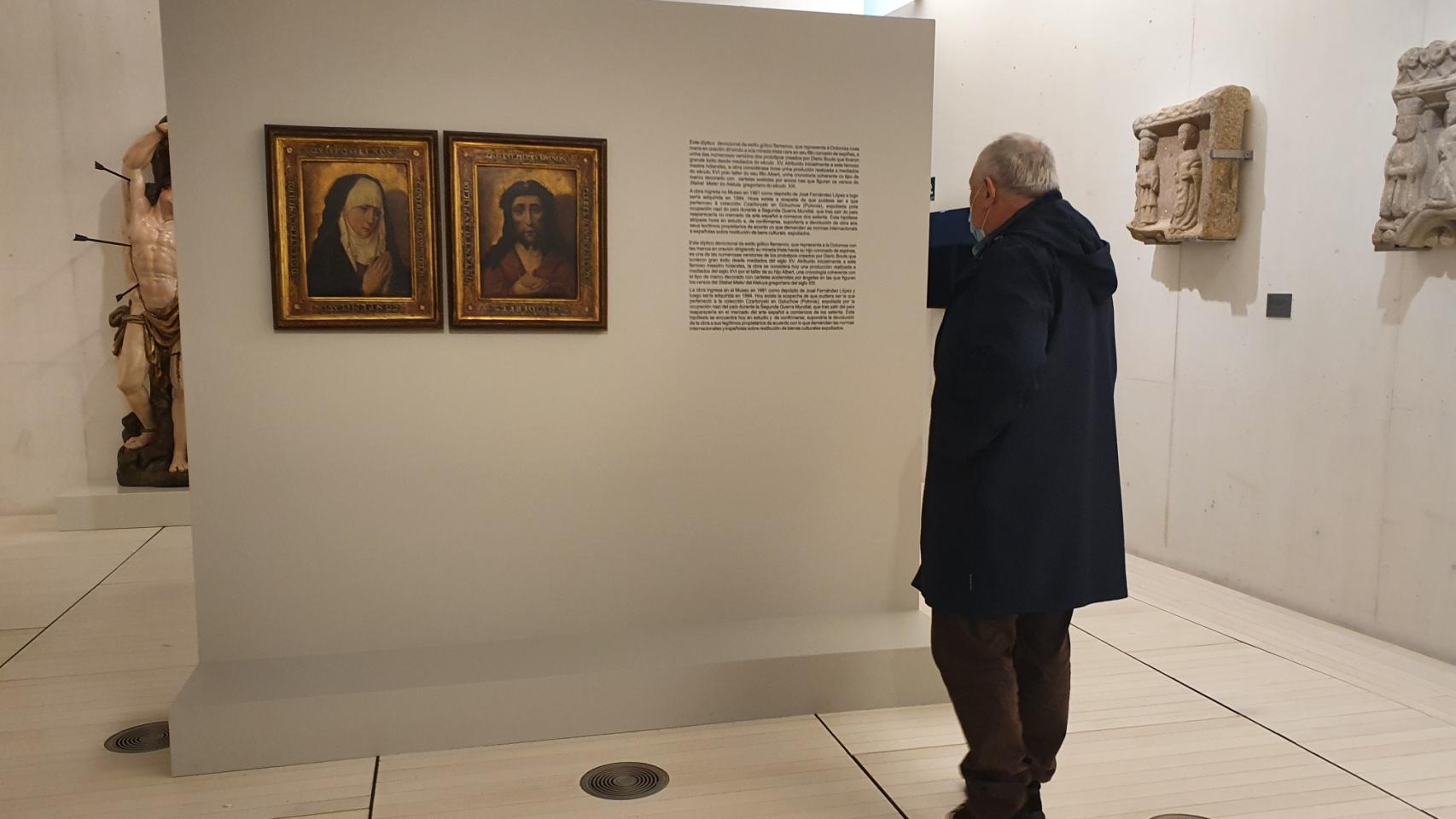 Los cuadros del díptico de la Dolorosa y el Ecce Homo, espoliados por el régimen nazi.