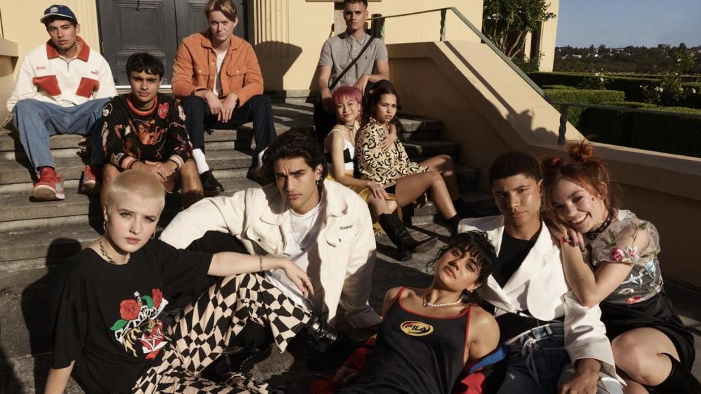 El reparto del remake de 'Heartbreak High'.