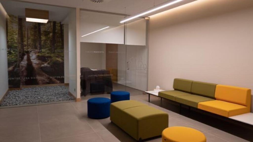 Una de las salas de velatorio