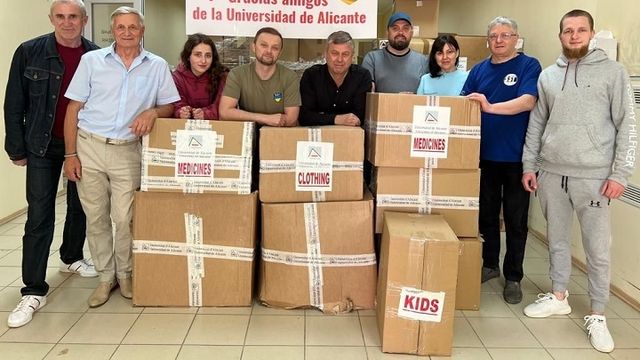Las autoridades de Ucrania agradecen la ayuda recibida y el apoyo en el campus de Alicante.