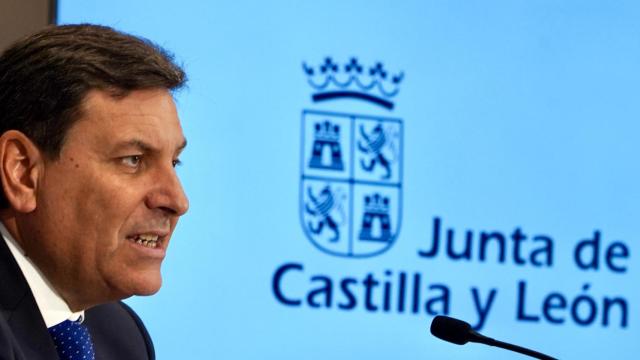 Carriedo tras un Consejo de Gobierno.
