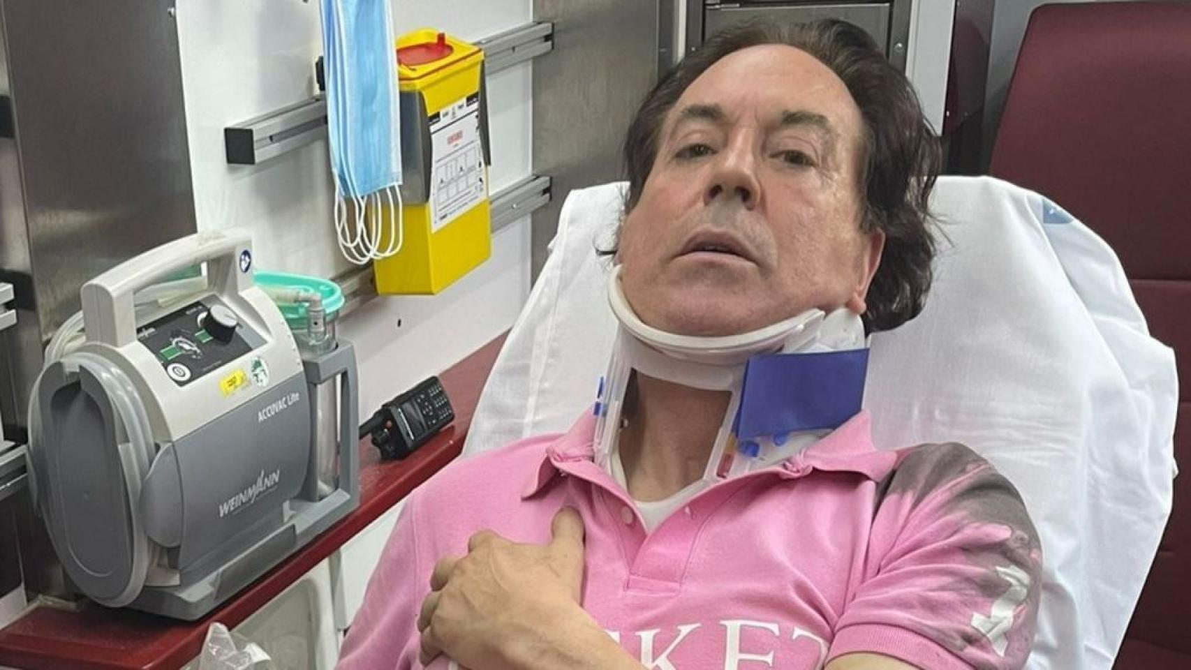 Pipi Estrada sufre un grave accidente de moto.