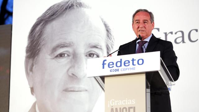 Ángel Nicolás, en su intervención en el acto