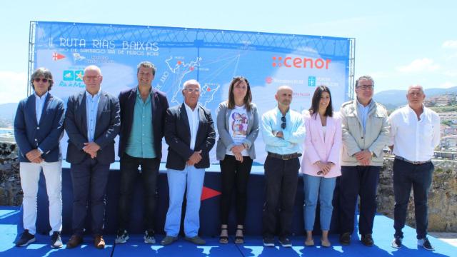 Autoridades asistentes a la presentación de la II Ruta Rías Baixas.