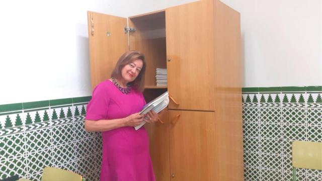 La seño Mari Carmen de Torre del Mar.