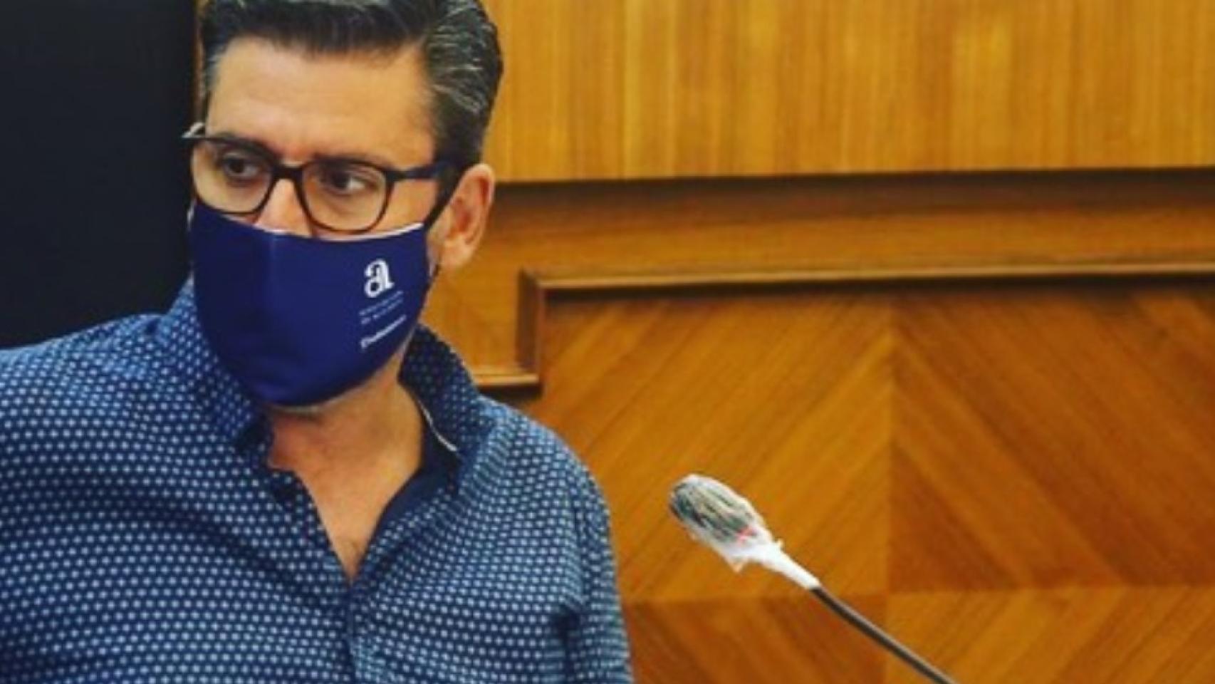 El diputado provincial de Infraestructuras, Javier Gutiérrez (Cs).