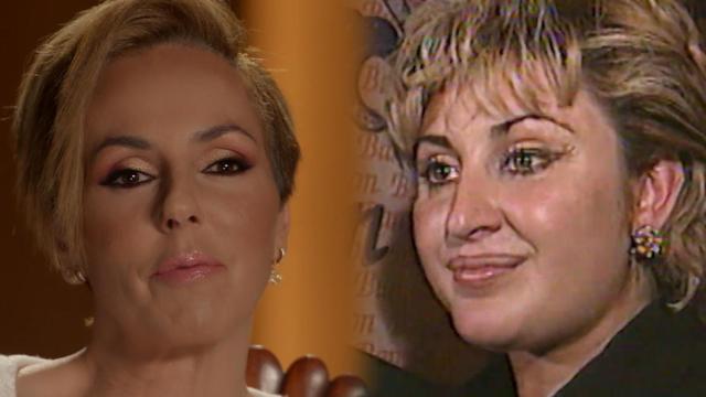 Rocío Carrasco y Raquel Mosquera en montaje de BLUPER.