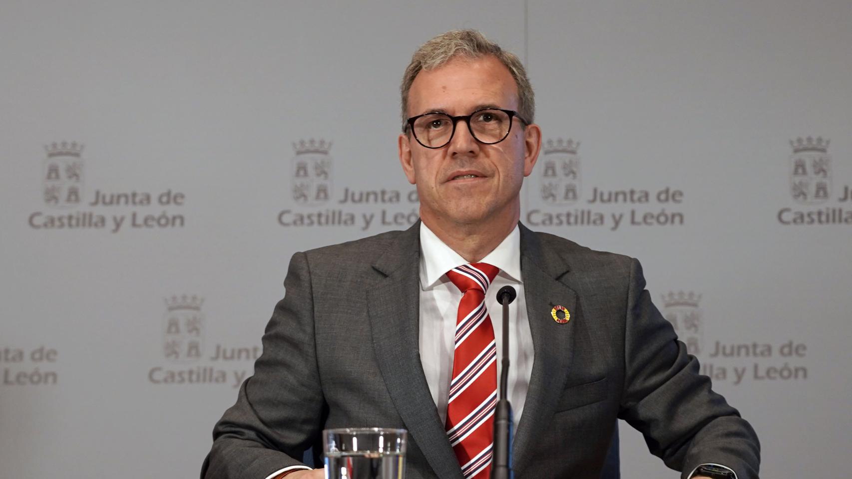 Mariano Veganzones, consejero de Industria, Comercio y Empleo de la Junta de Castilla y León