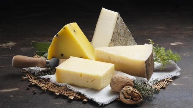 Quesos curados.