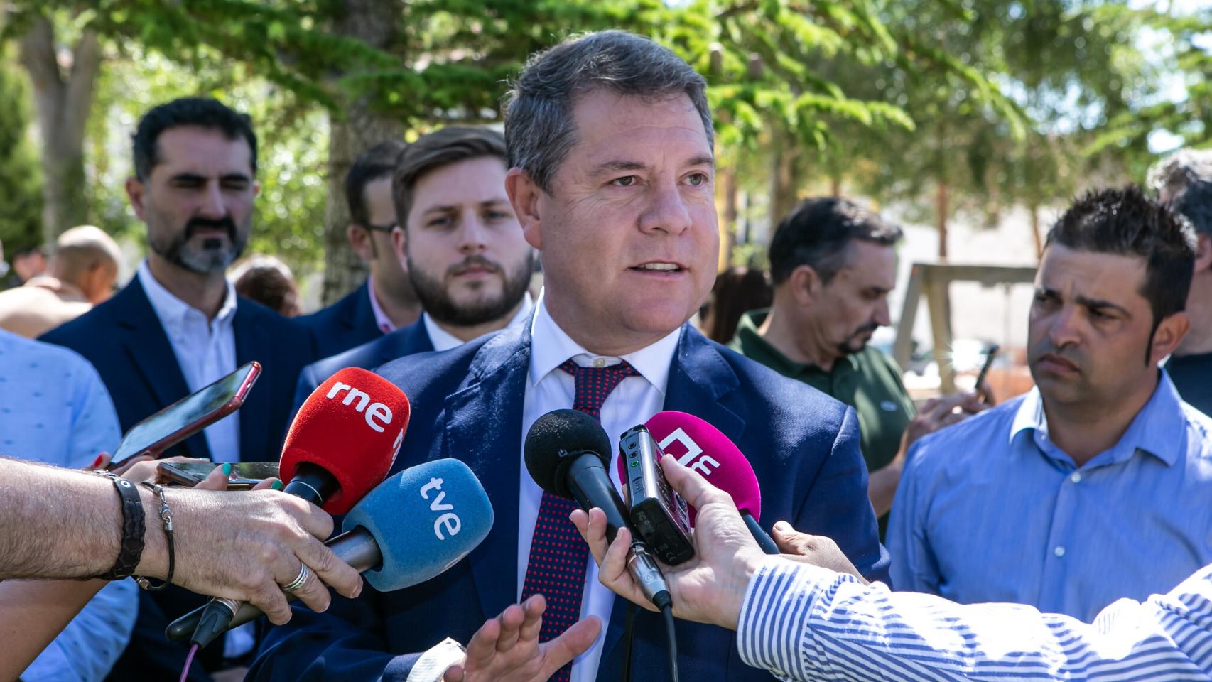 El presidente de Castilla-La Mancha, Emiliano García-Page.