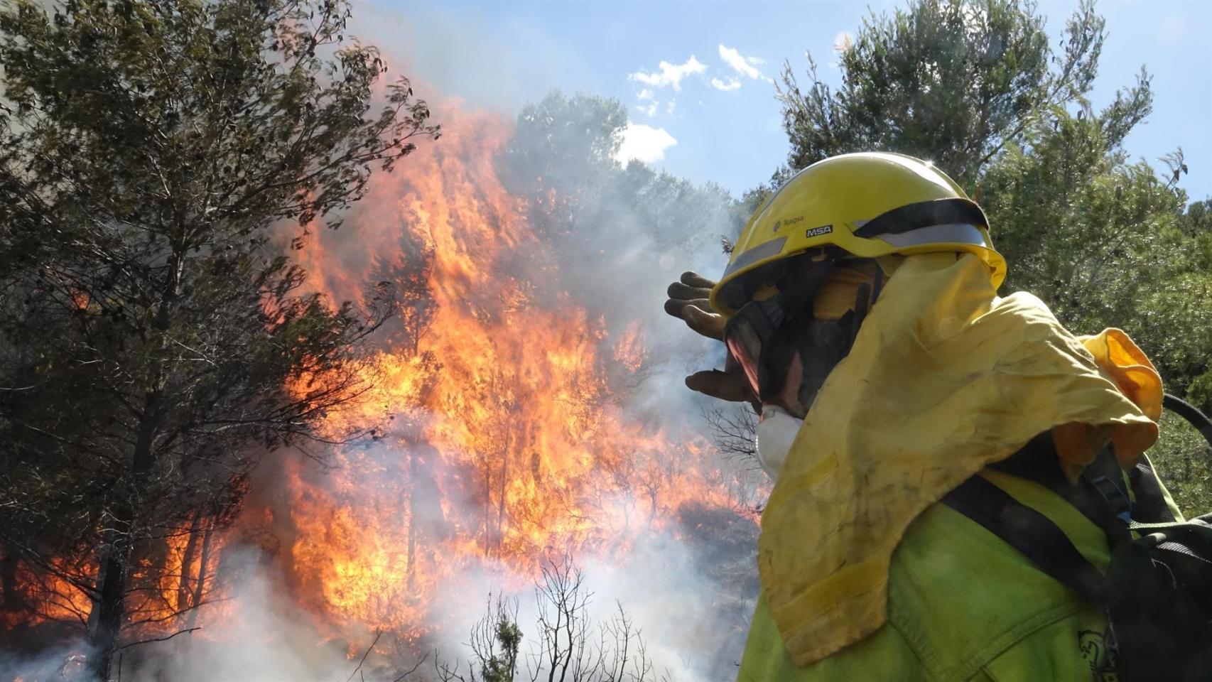 Incendio. Imagen de archivo