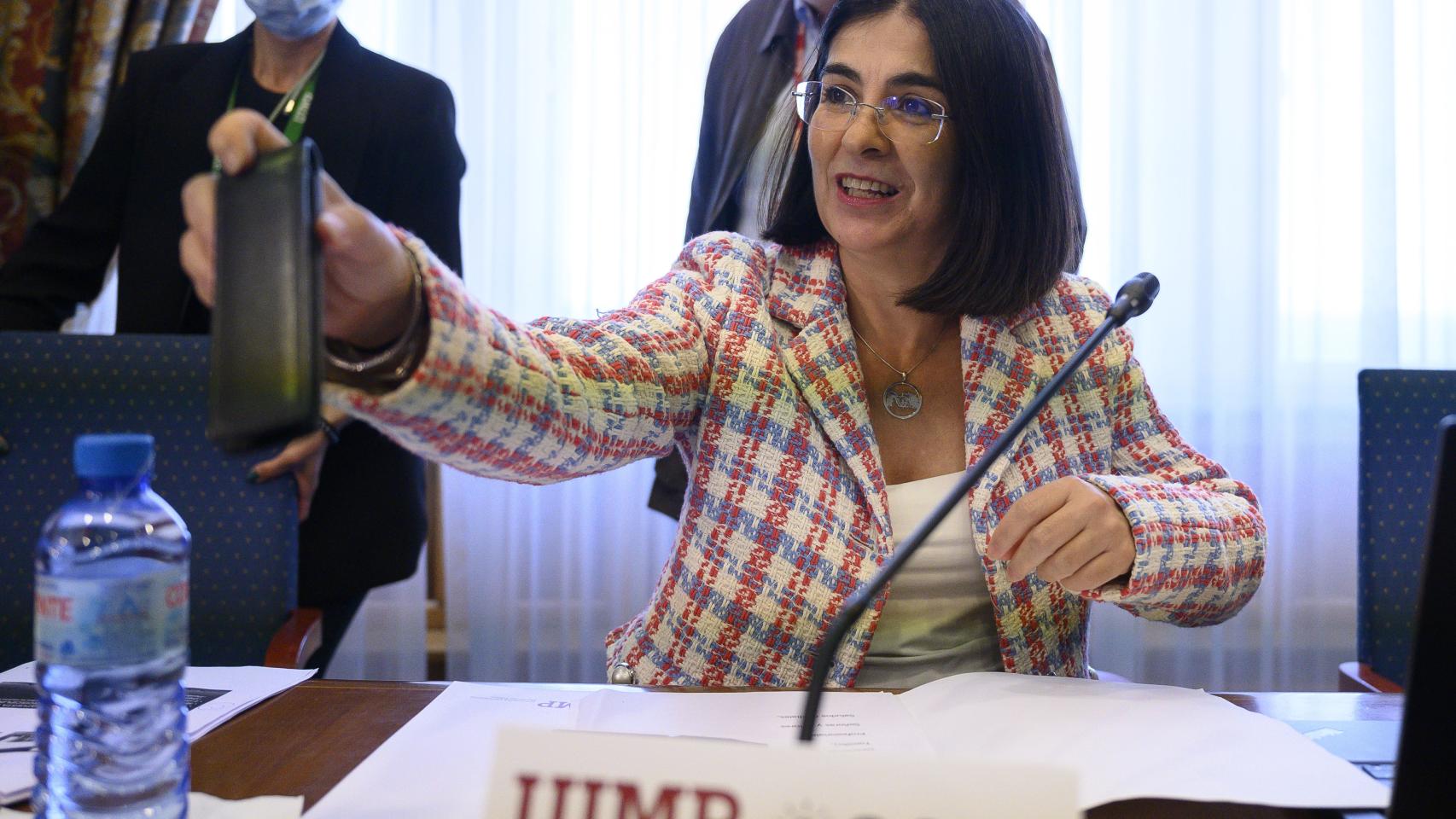 La ministra de Sanidad, Carolina Darias, en una foto de archivo en Santander.