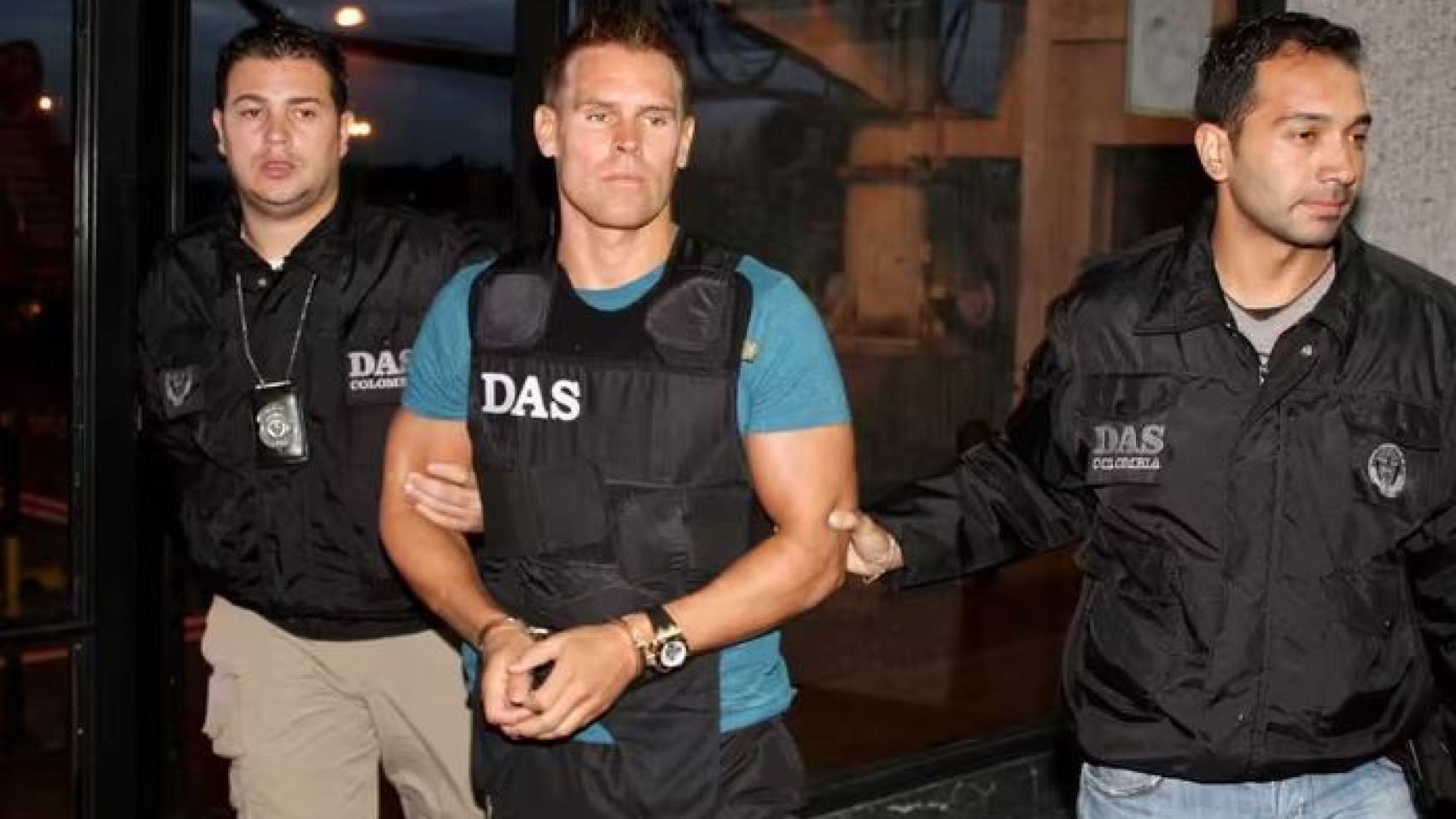 Jonas Falk, detenido en una operación anterior.