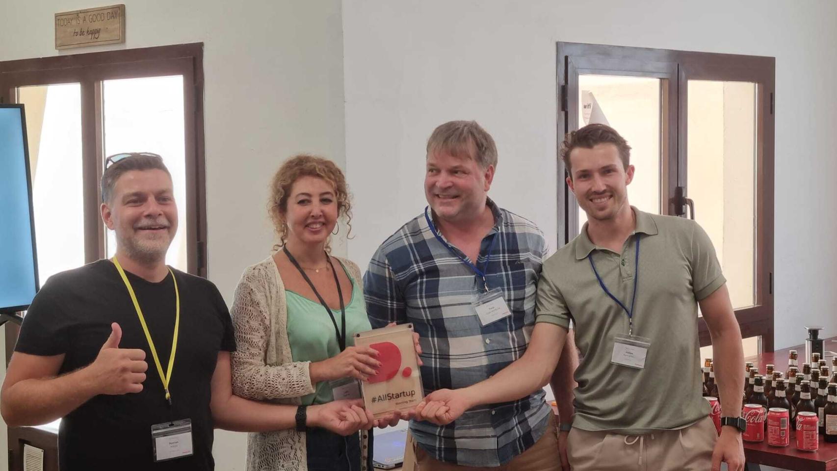 El equipo ganador del Demium All Startup.