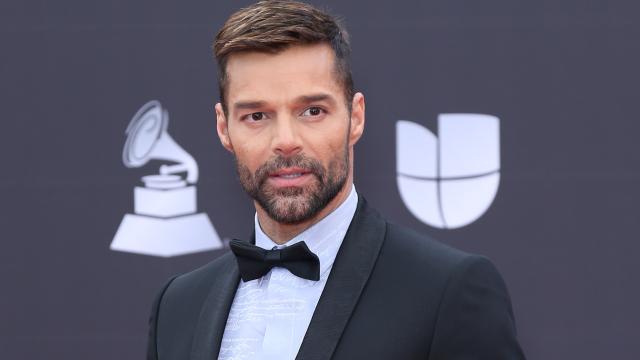 El artista Ricky Martín en la gala de los premios GRAMMY en 2019.