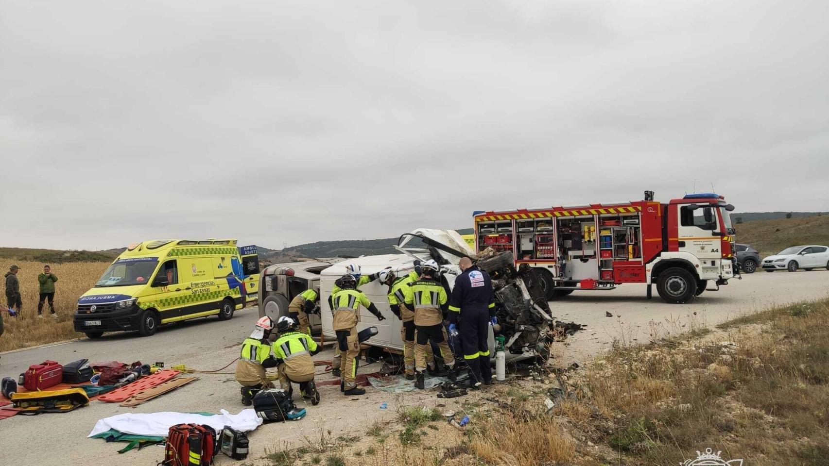 Accidente en Temiño