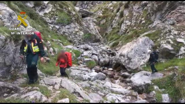 Rescate de los montañeros en León