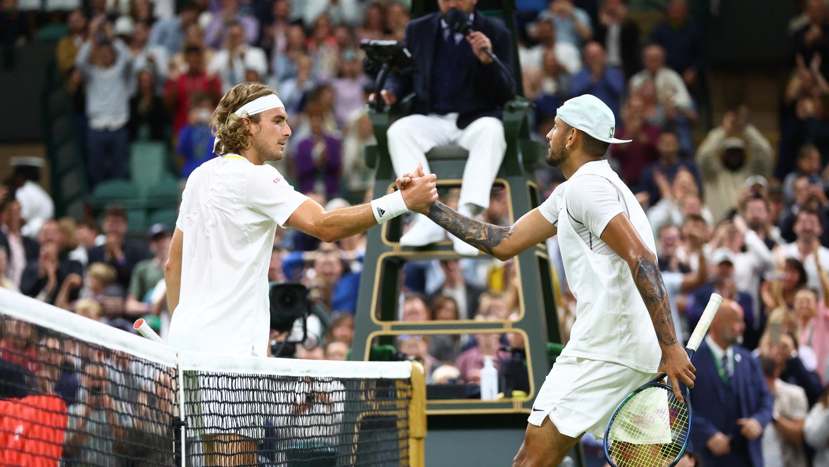 14.000 euros de multa para Kyrgios y Tsitsipas
