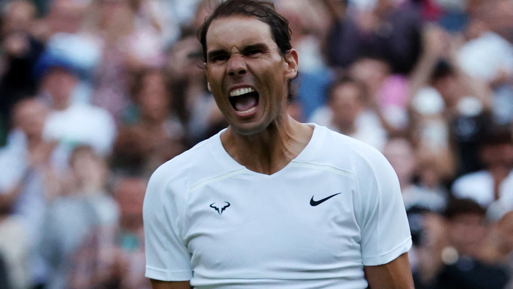 Rafa Nadal, en Wimbledon 2022