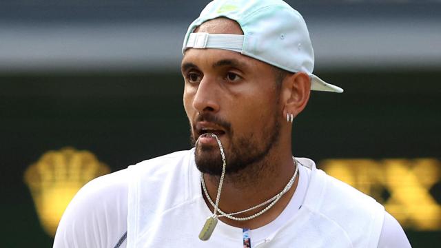 Nick Kyrgios, en Wimbledon 2022