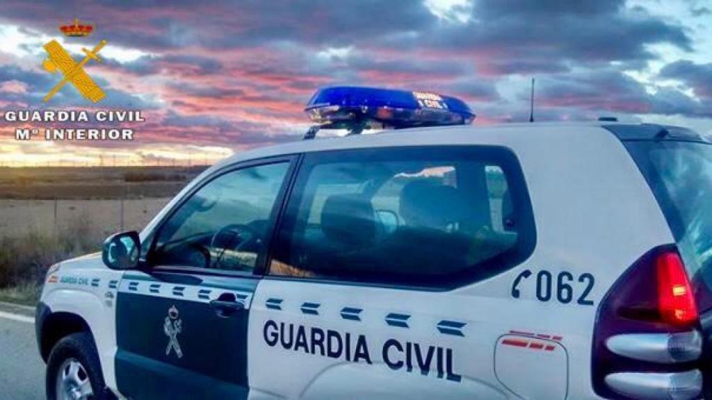 Un vehículo de la Guardia Civil