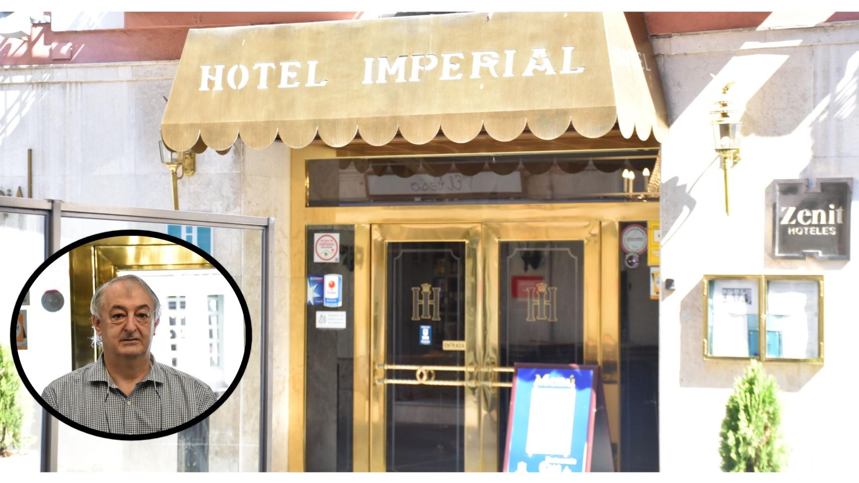 Imagen de José Luis Abellán, gerente del Hotel Zenit Imperial ubicado en el centro de Valladolid