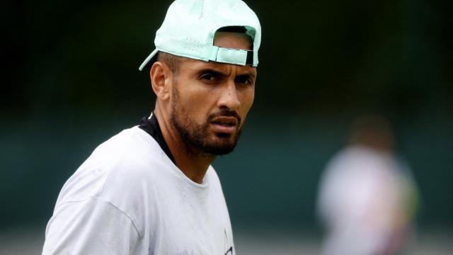Nick Kyrgios, en Wimbledon 2022
