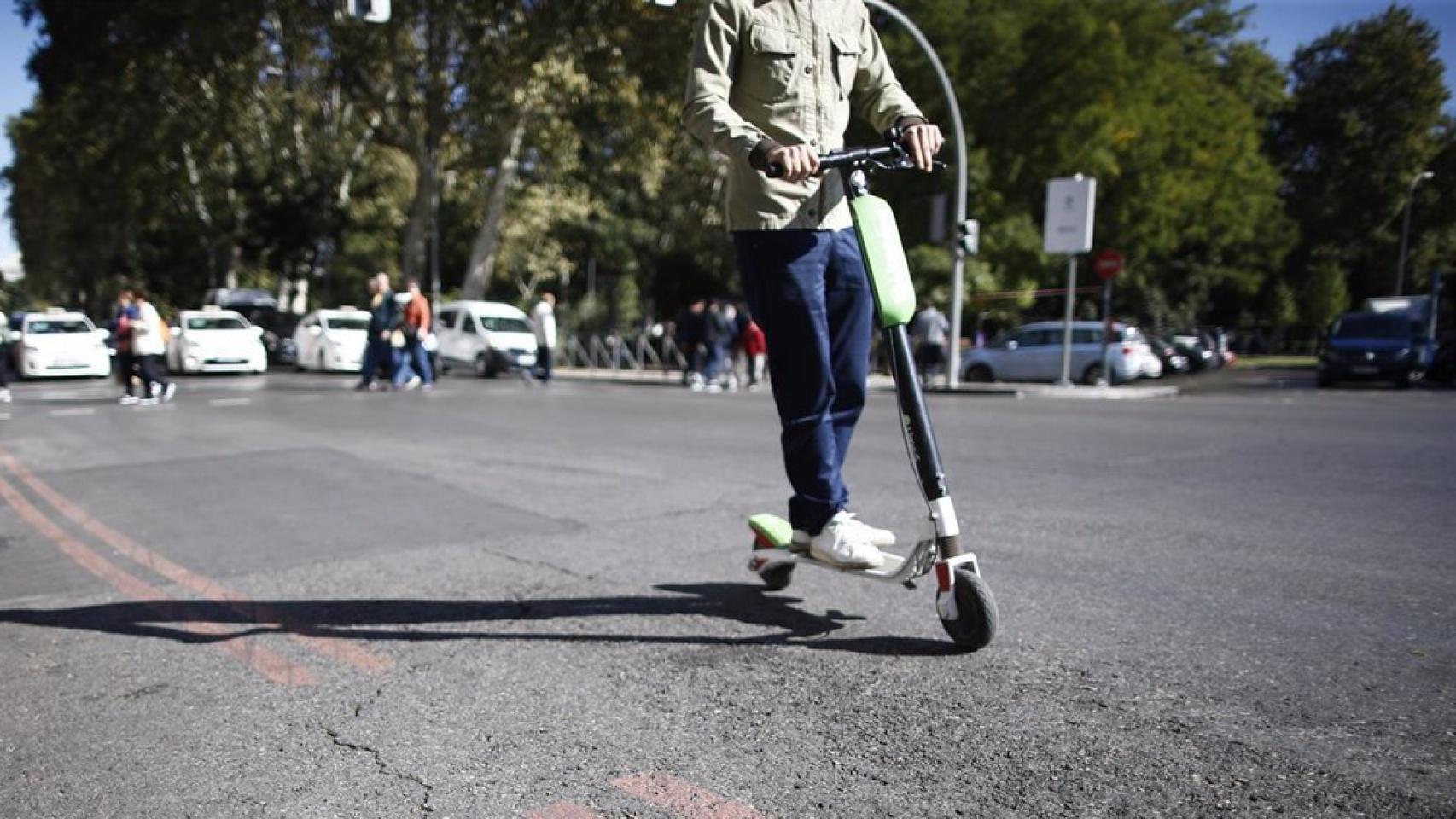 Imagen de un patinete eléctrico.