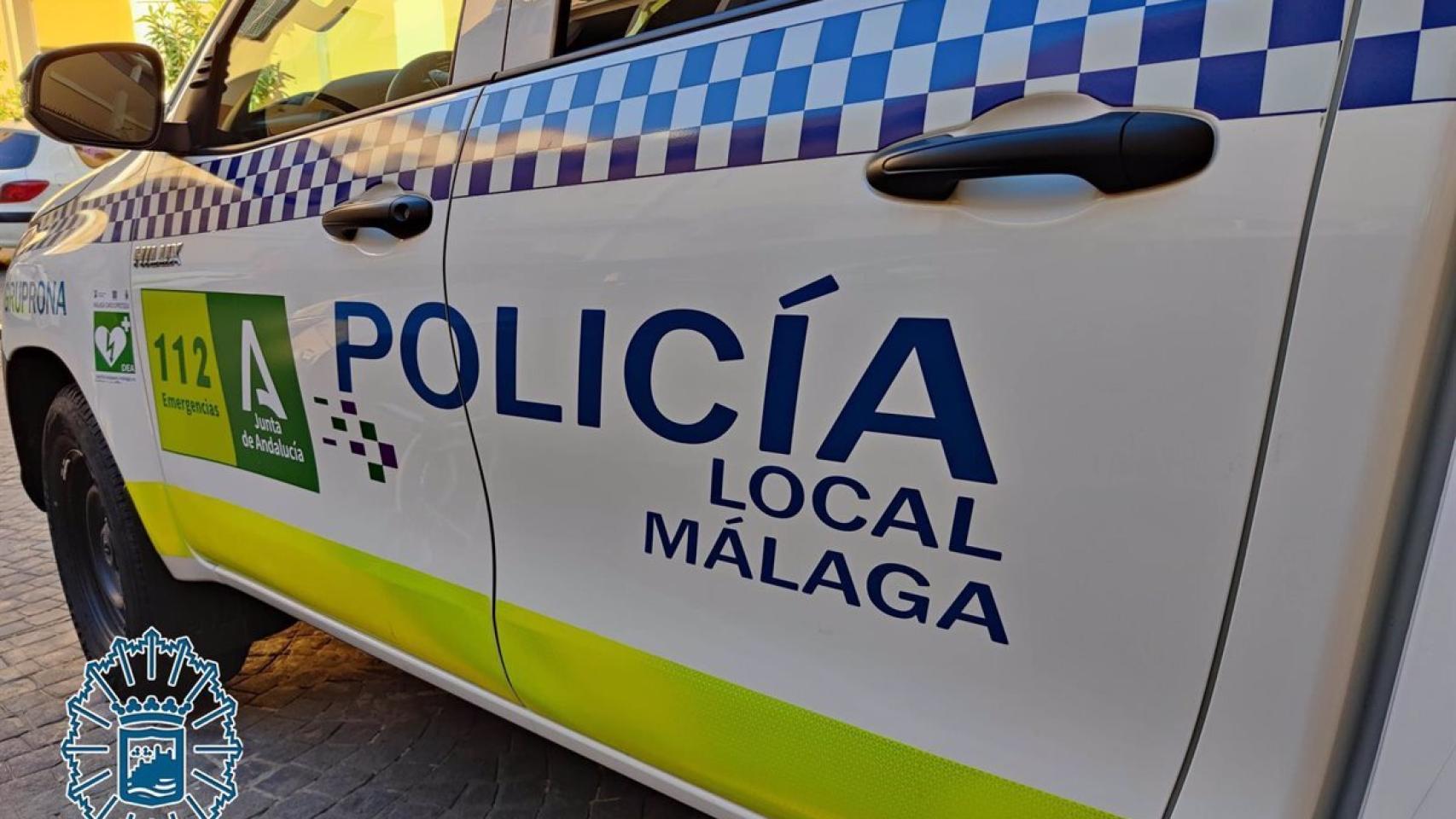 Patrulla de la Policía Local de Málaga.