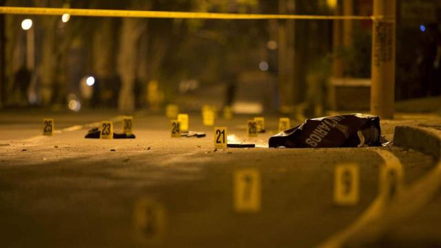 La escena de un crimen