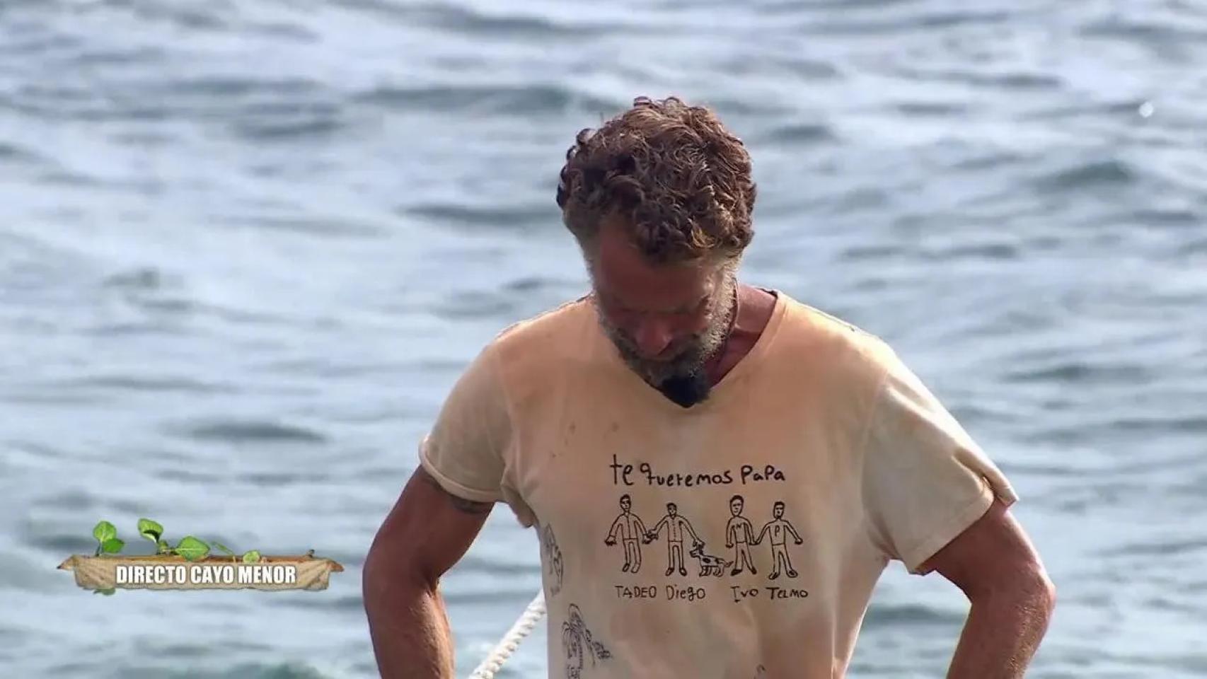 Nacho Palau cuenta en ‘Supervivientes’ que tiene pareja, pero que sigue queriendo a Miguel Bosé