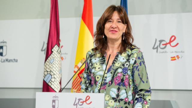 Blanca Fernández, consejera portavoz del Gobierno de Castilla-La Mancha.