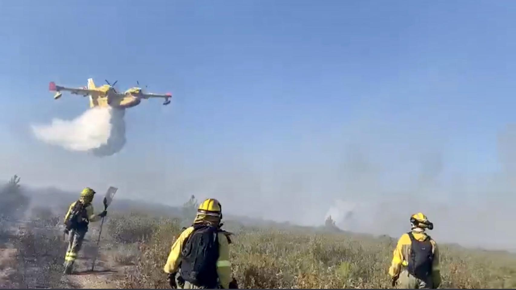 Incendio de Honrubia de la Cuesta