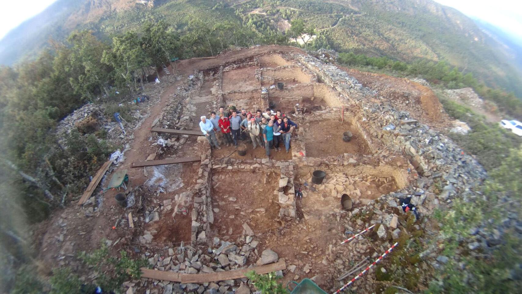 Trabajo de arqueología de Las Médulas