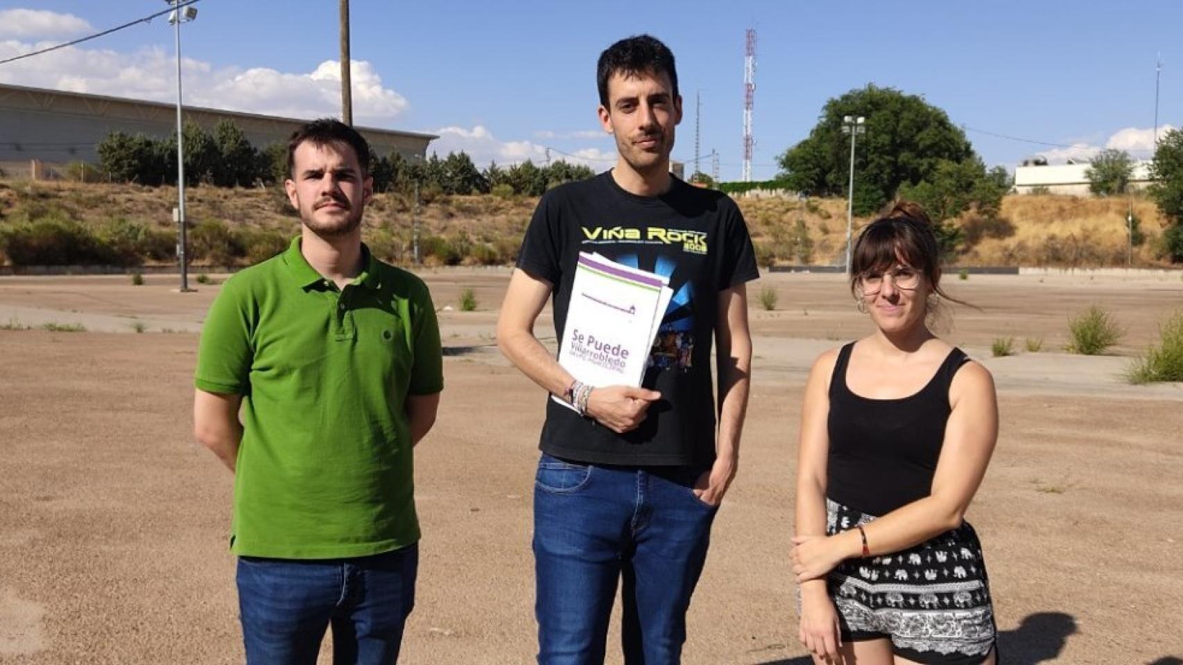 Grupo municipal Se Puede Villarrobledo en el recinto del ViñaRock.
