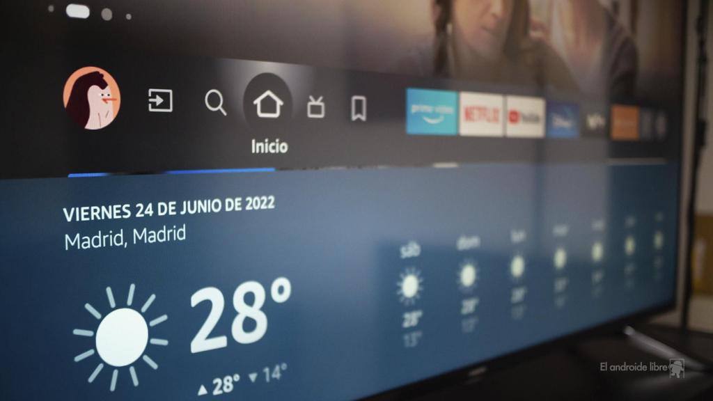 Previsión del tiempo en Xiaomi TV F2