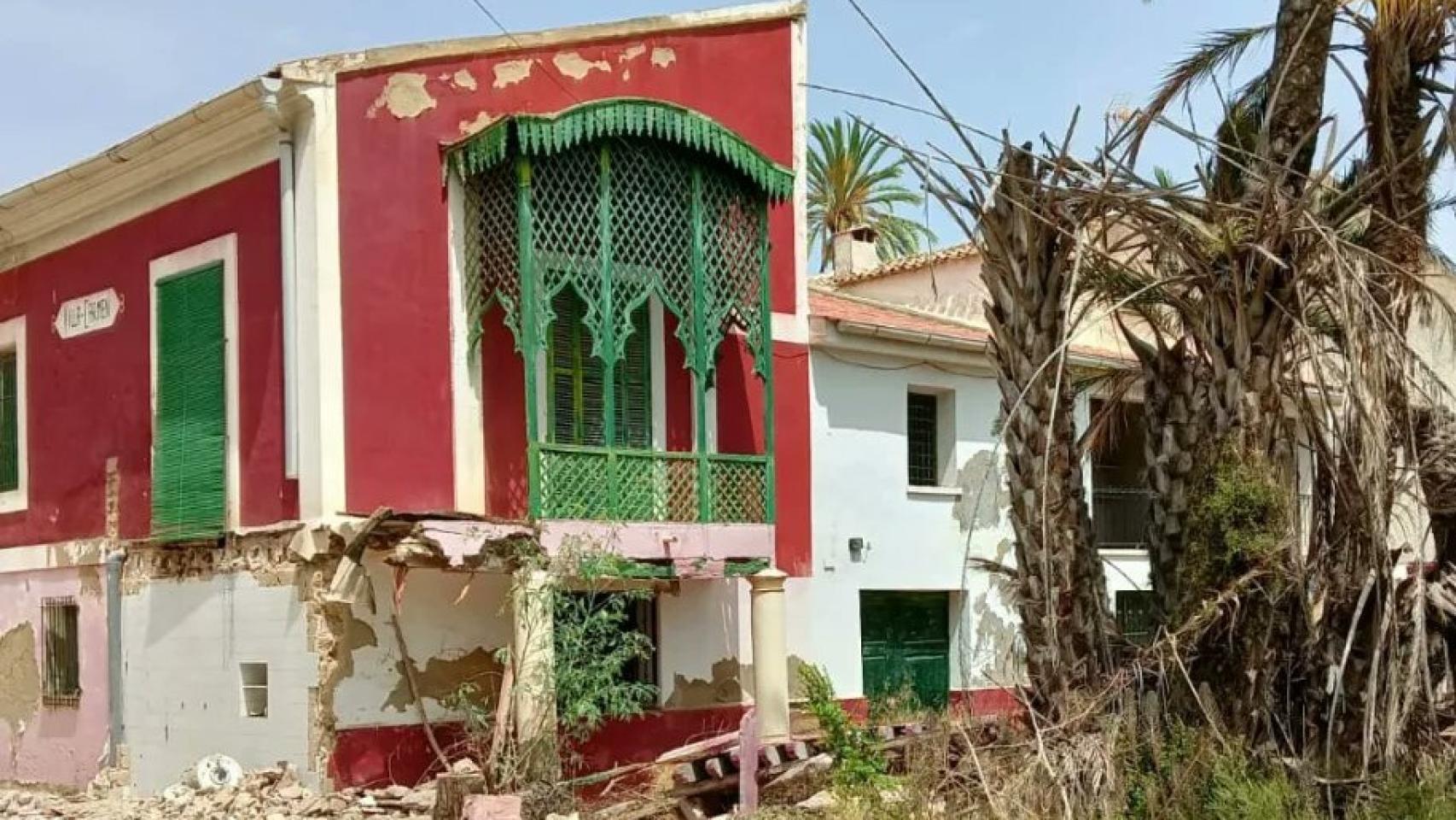 El estado en el que ha quedado la casa.