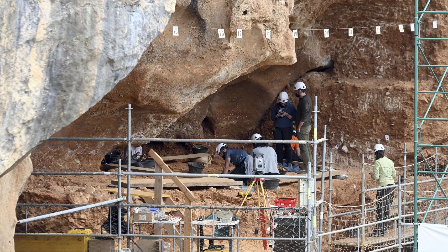 Yacimiento de la sierra de Atapuerca.