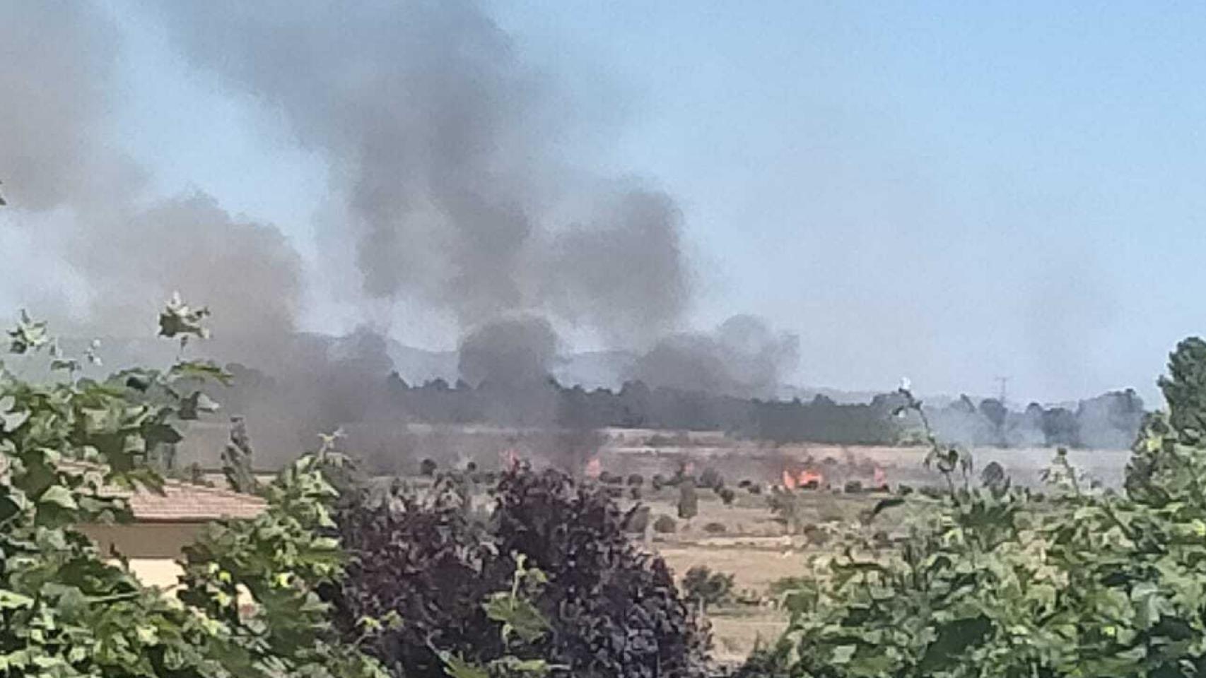 Incendio en Ferreras de Abajo