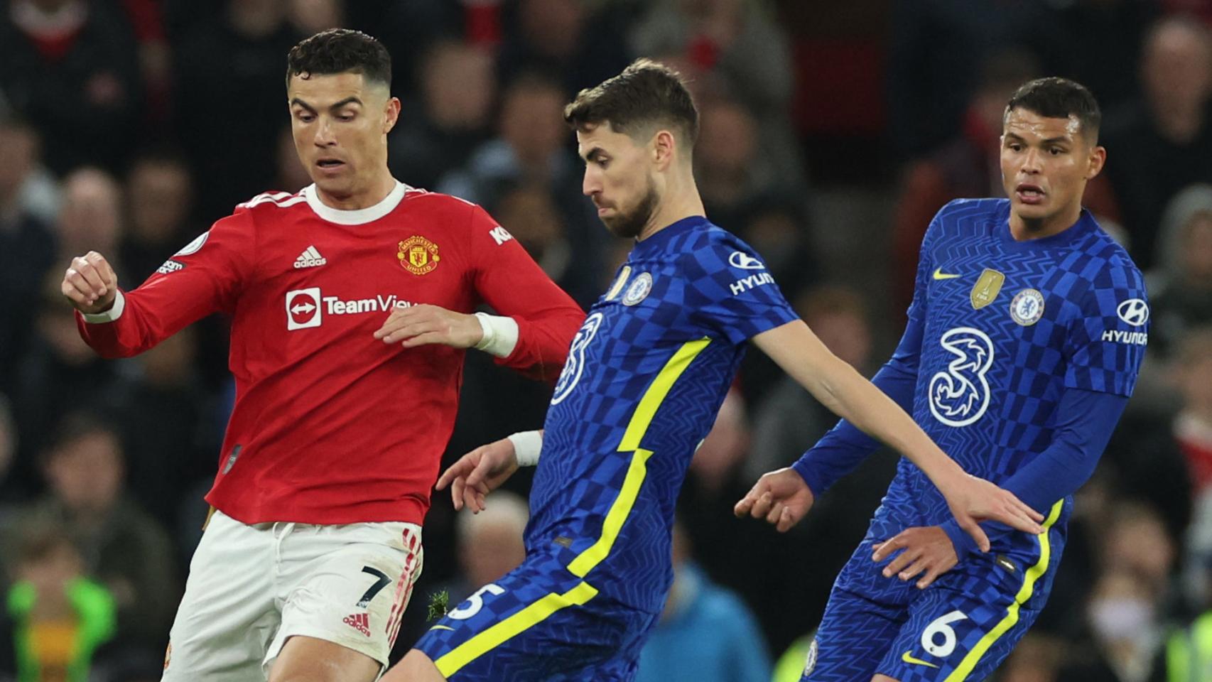 Cristiano Ronaldo, en un partido contra el Chelsea