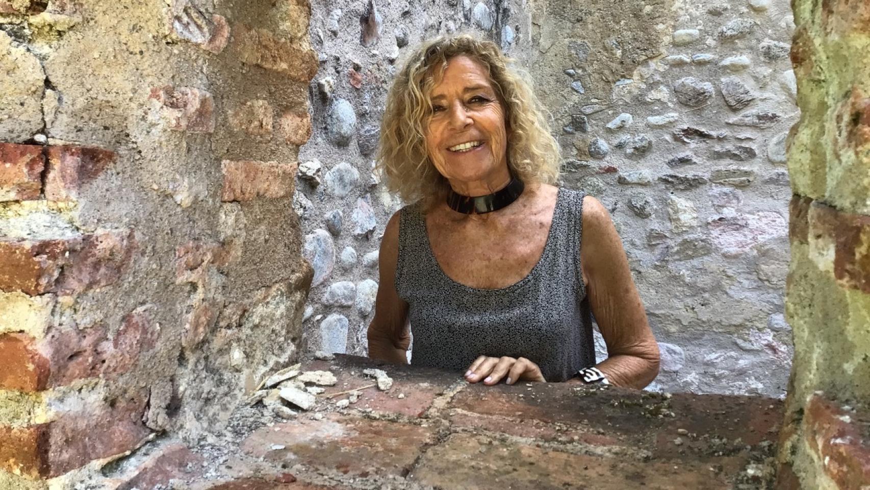 Carmen Álvarez-Coto, en el Real Monasterio de Santa María de El Paular