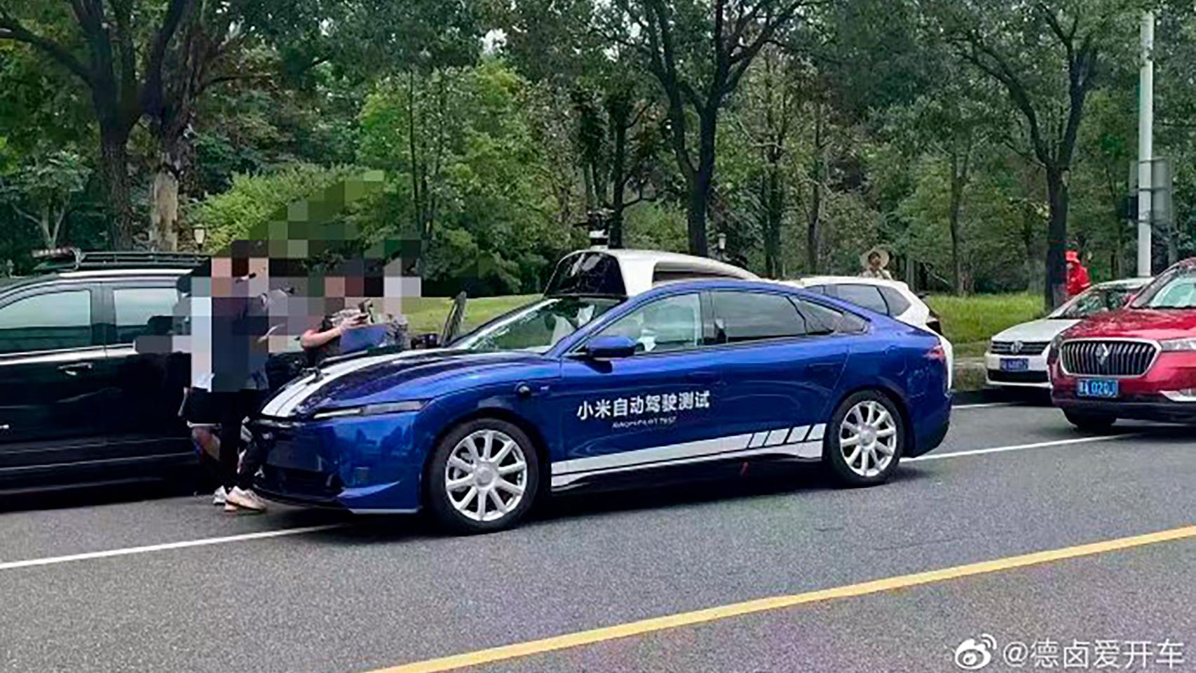 Este es el coche autónomo de Xiaomi en pruebas