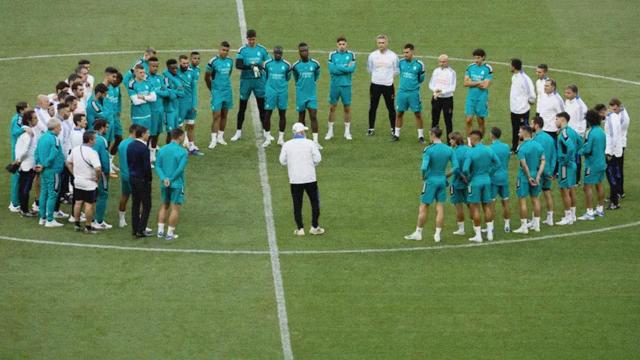 Entrenamiento del Real Madrid