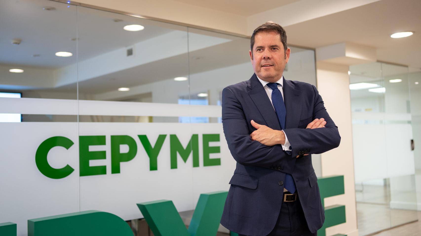 El presidente de Cepyme, Gerardo Cuerva.