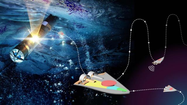 Los robots se desplegarán bajo el hielo