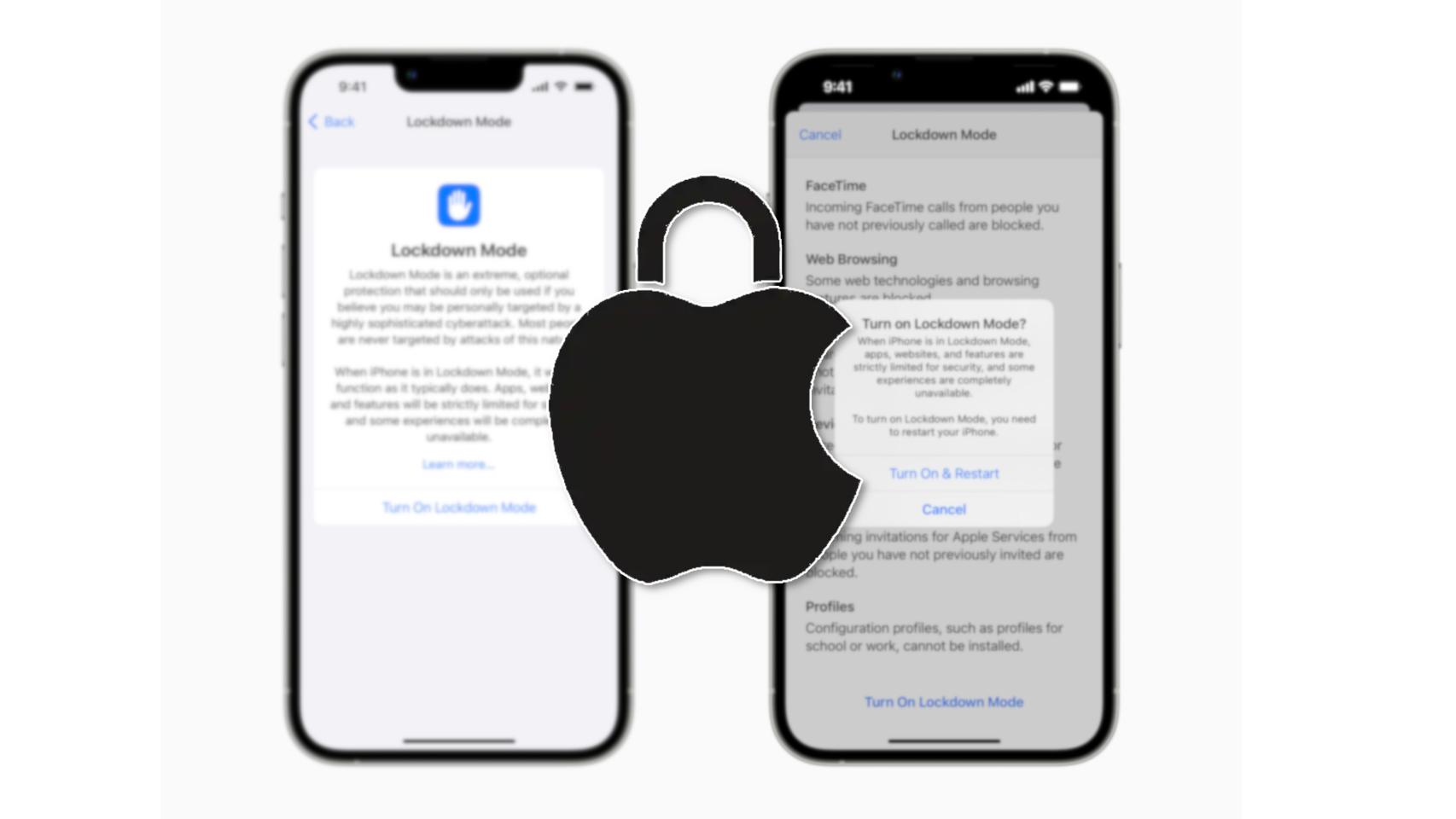 Modo aislamiento de Apple
