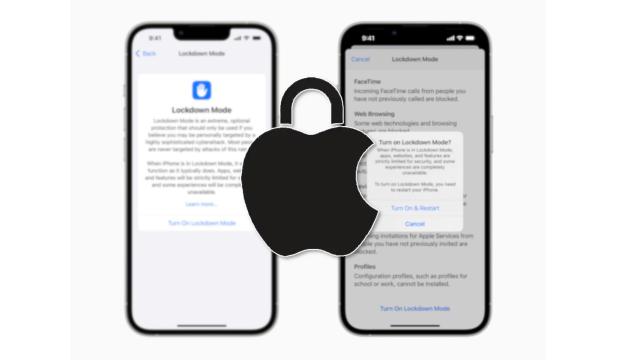Modo aislamiento de Apple