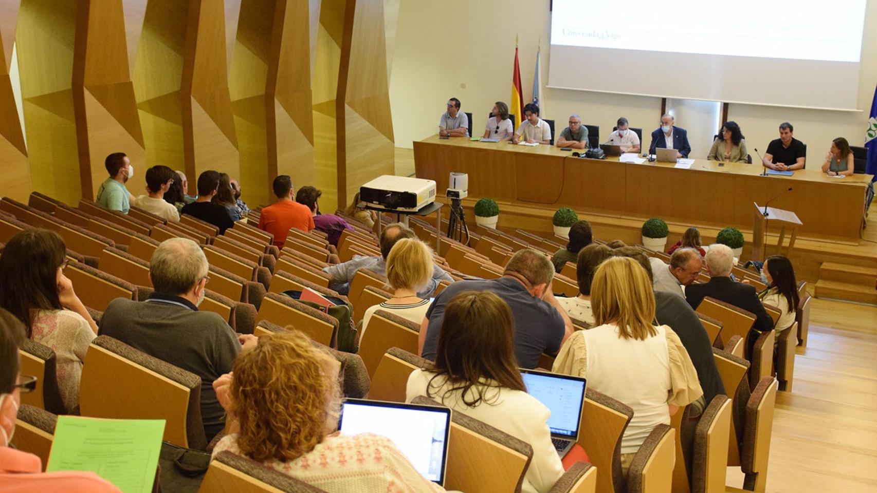 Sesión constituyente del Claustro de la UVigo, del 7 de julio de 2022.